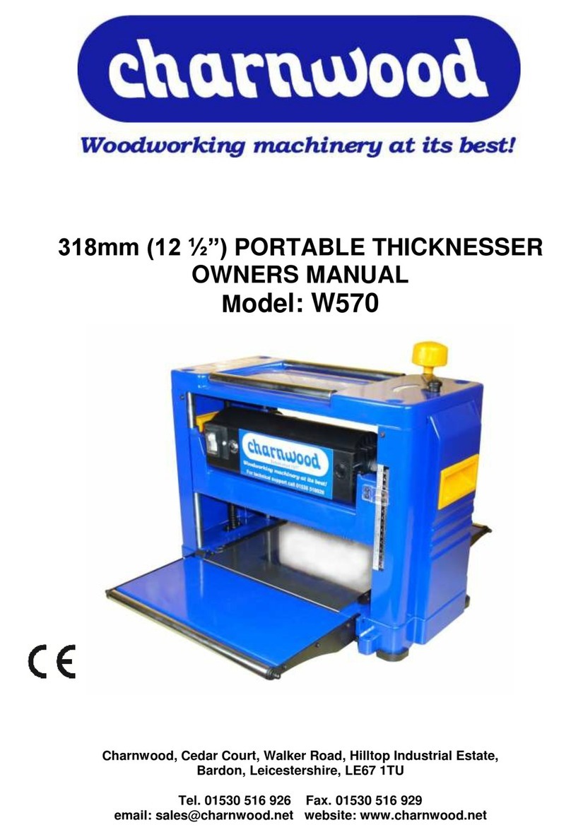 Charnwood W570 owner's manual