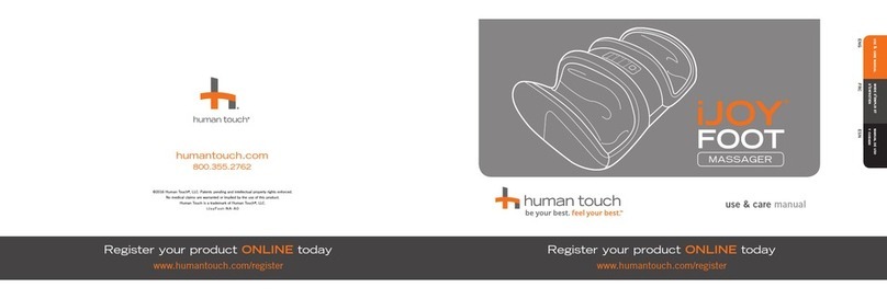 Human Touch iJoy User manual