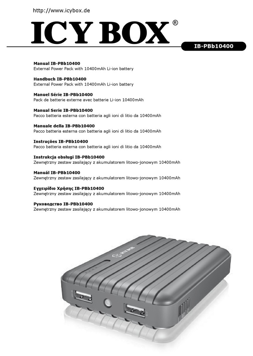 Icy Box IB-PBb10400 user manual