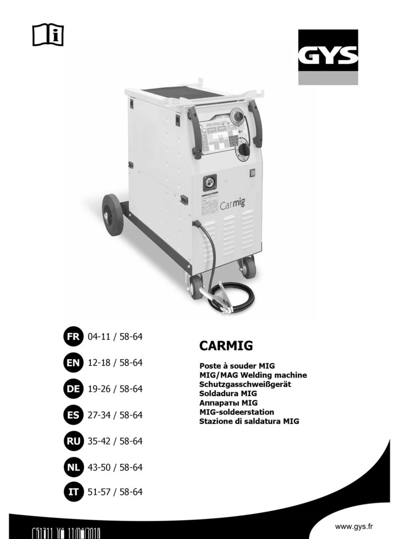 GYS CARMIG User manual