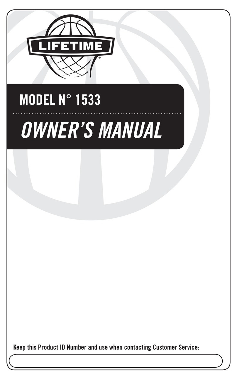 Lifetime 1533 owner's manual