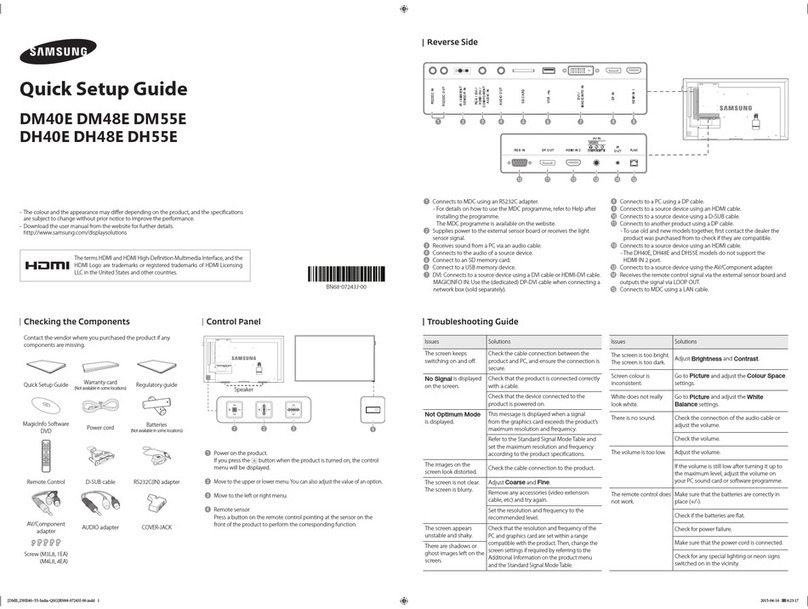 Samsung DM40E User manual