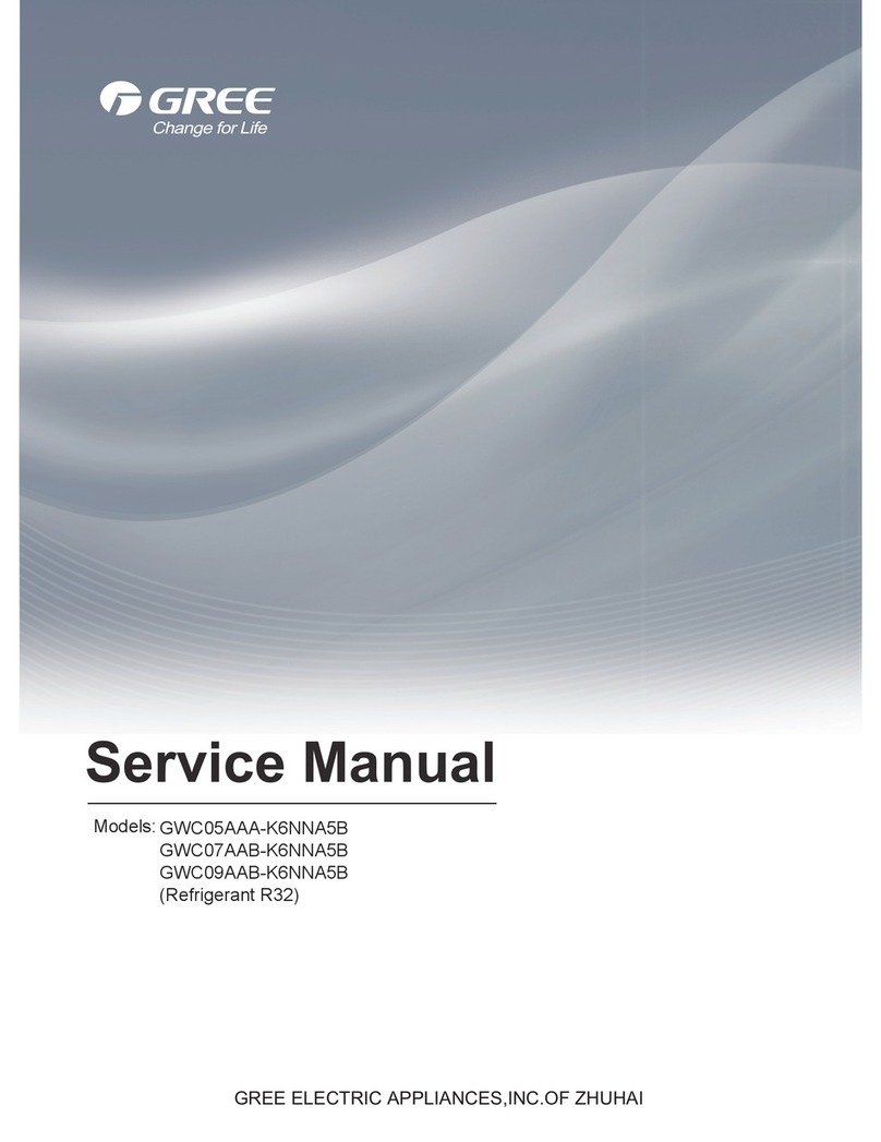 GREE ELECTRIC GWC05AAA-K6NNA5B User manual