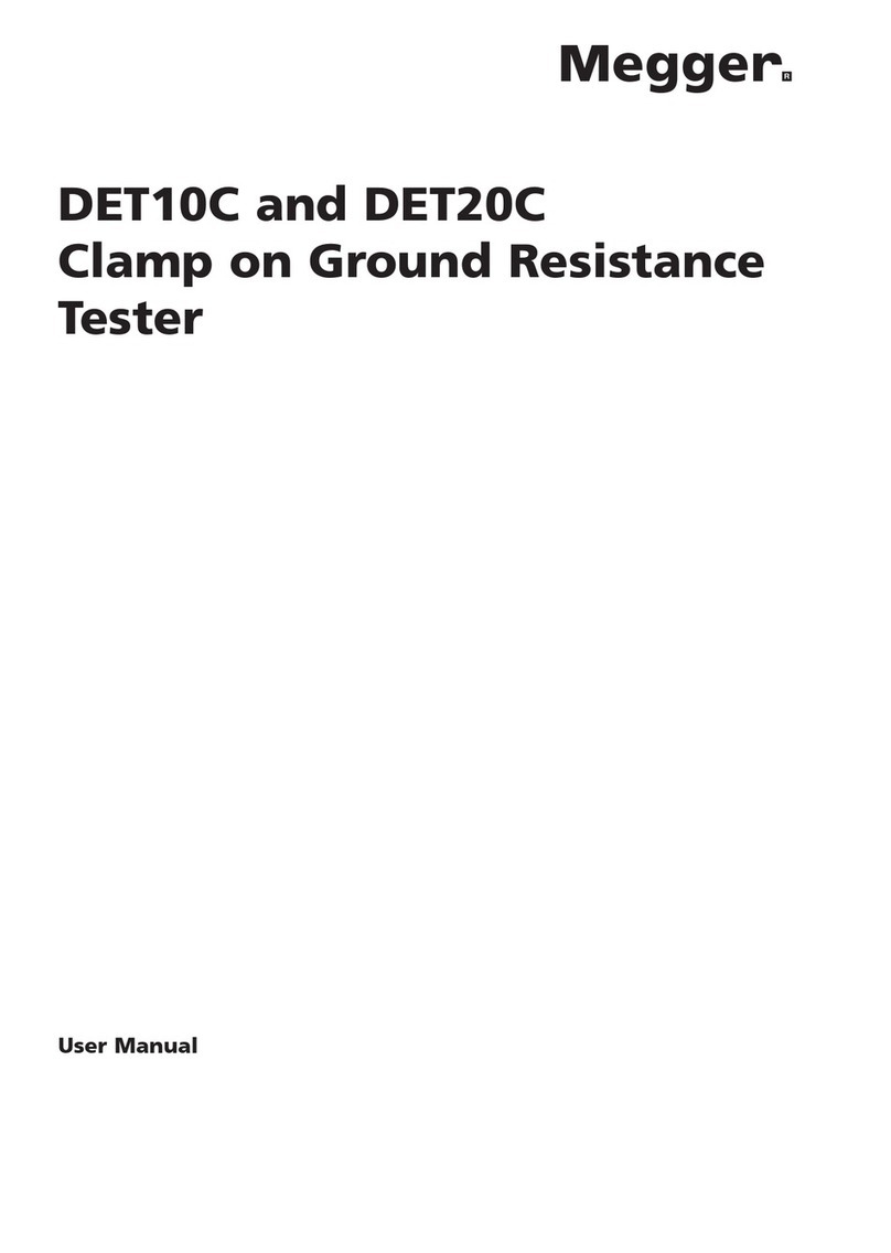 Megger DET10C user manual