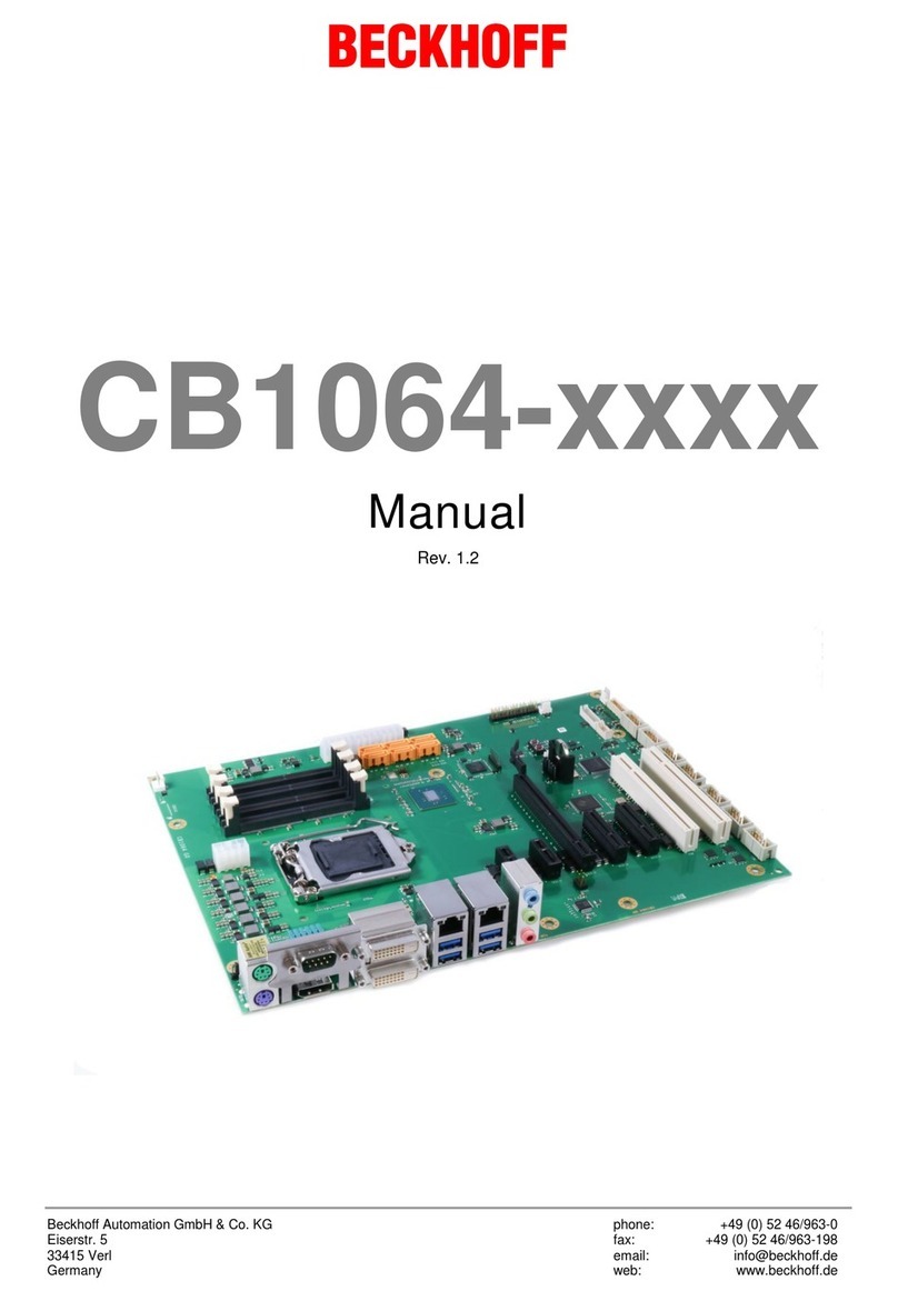 Beckhoff CB1064 Series User manual