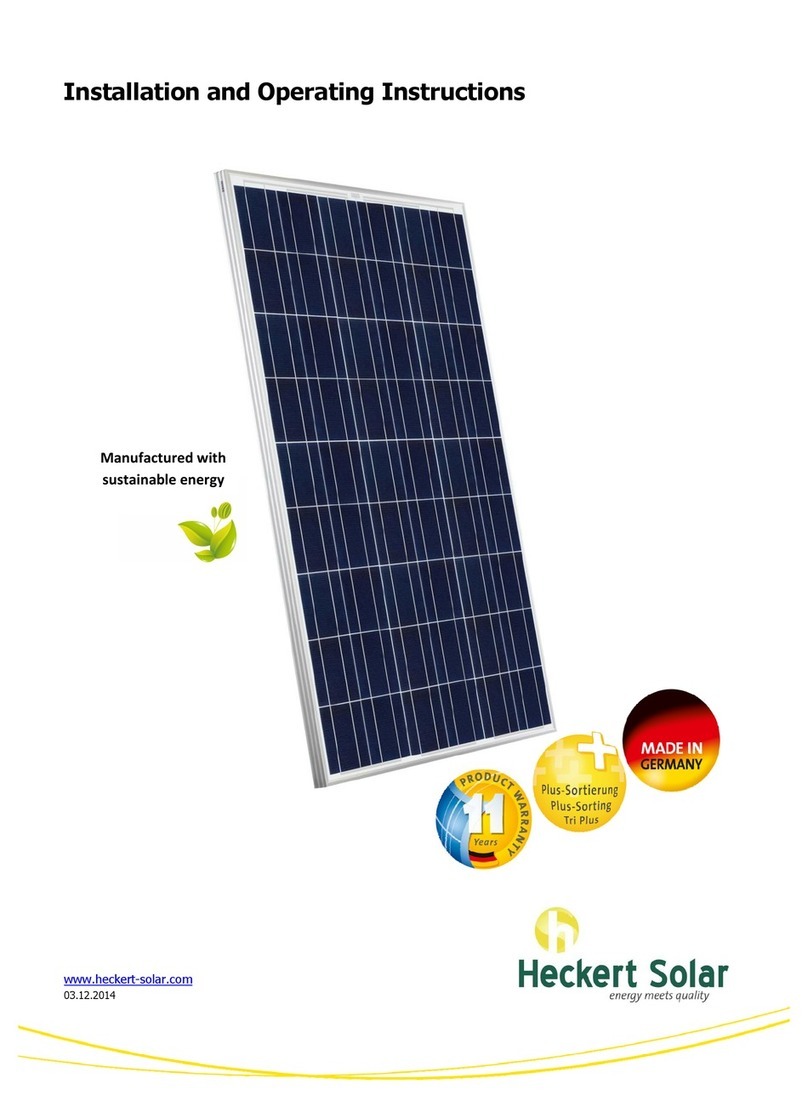 Heckert Solar NeMo 54 P 195 Installation and operating instructions