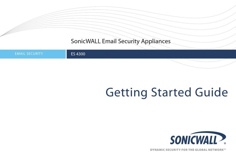 SonicWALL ESA 4300 User manual SonicWALL ESA 4300 User manual