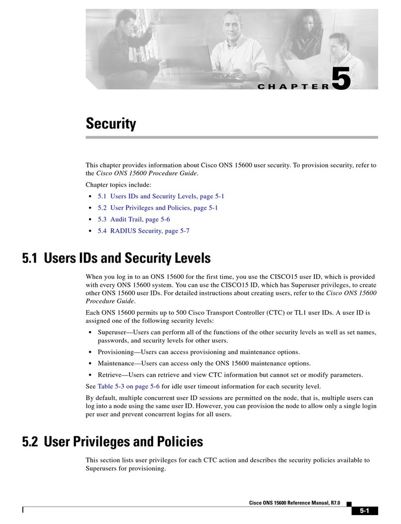 Cisco ONS 15600 manual