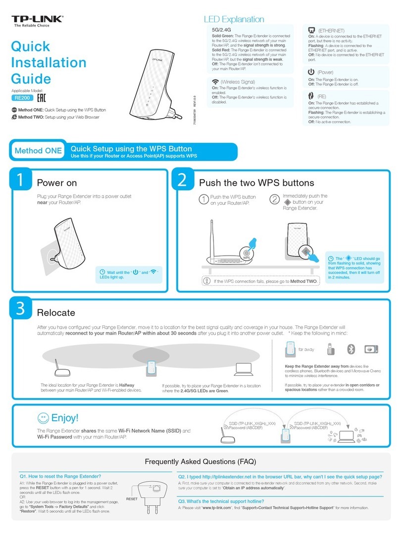 TP-Link RE200 User manual