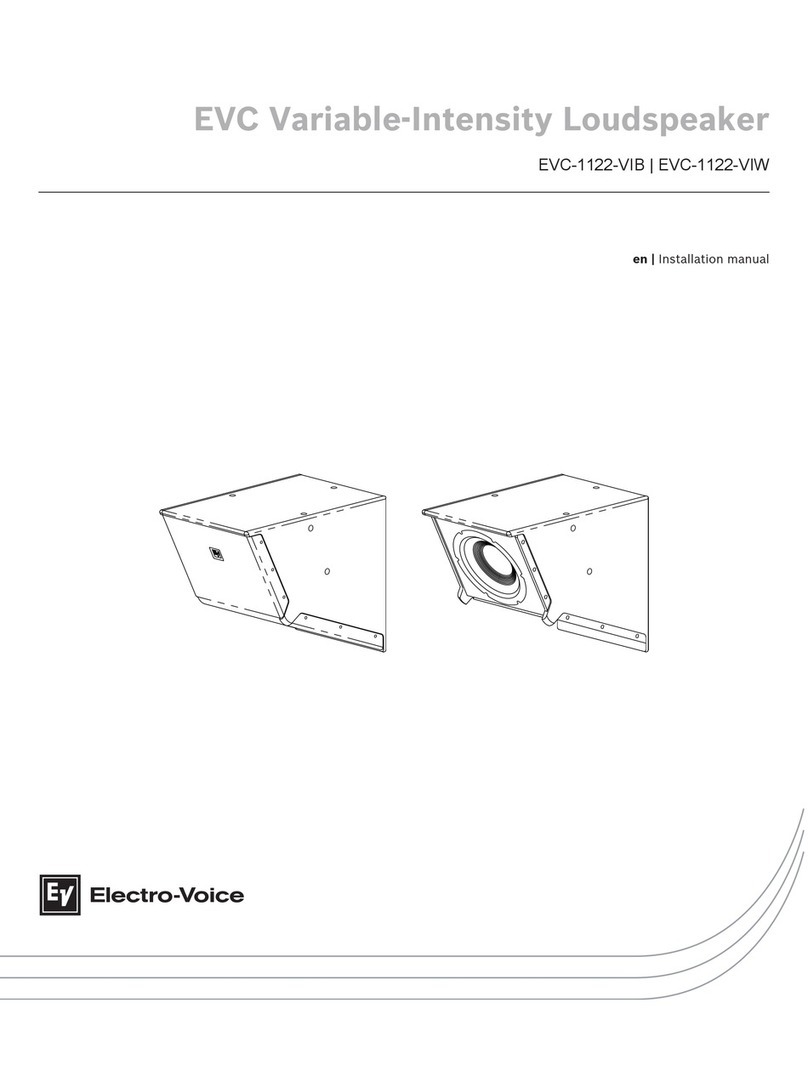 Electro-Voice EVC-1122-VIB User manual