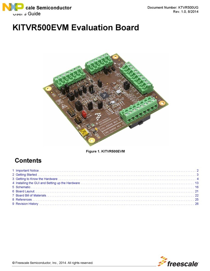 Freescale Semiconductor KITVR500EVM User manual Freescale Semiconductor KITVR500EVM User manual