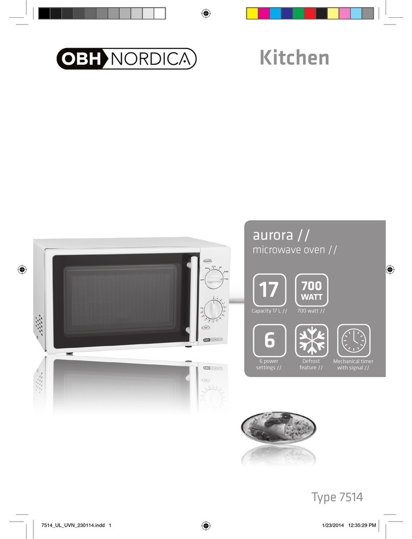 OBH Nordica aurora 7514 user manual