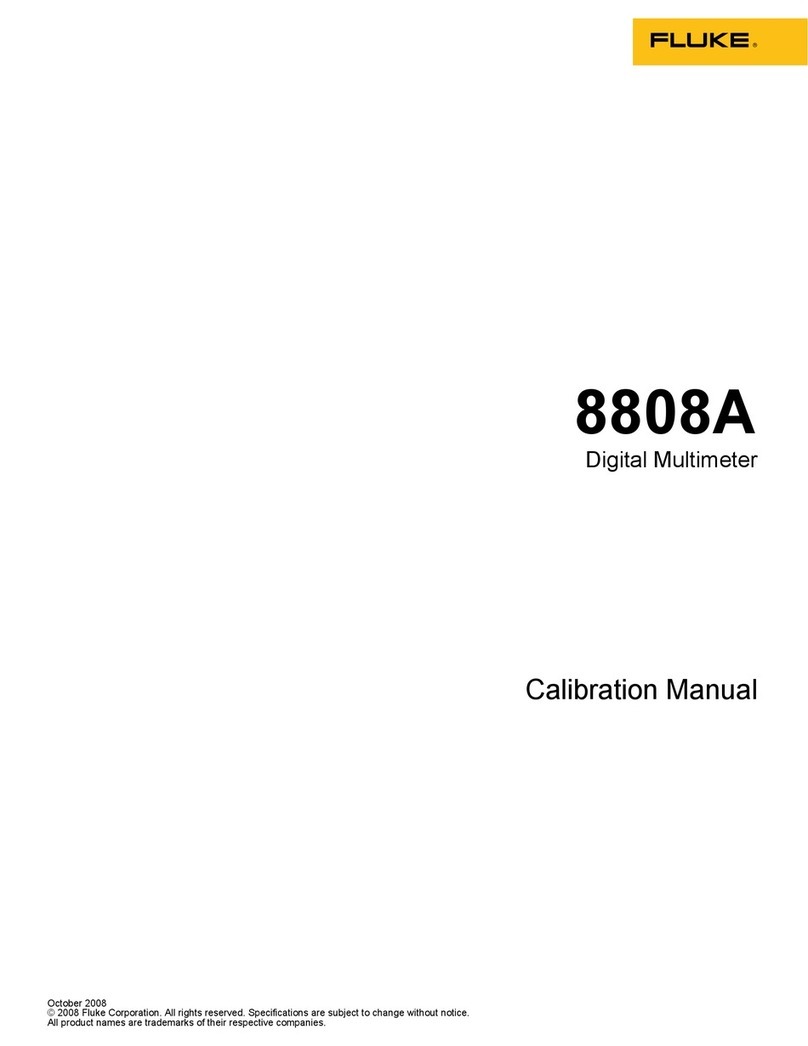 Fluke 8808A Use and care manual Fluke 8808A Use and care manual