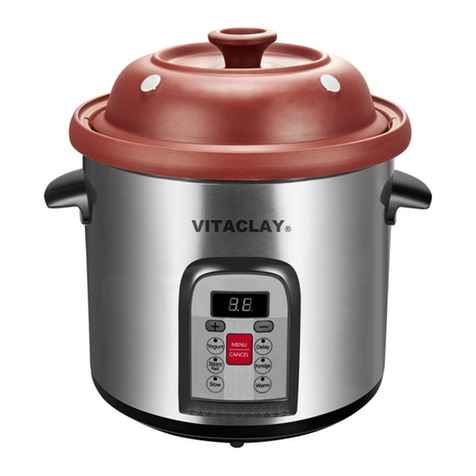 VITACLAY VM7800-5 Operating and care instructions
