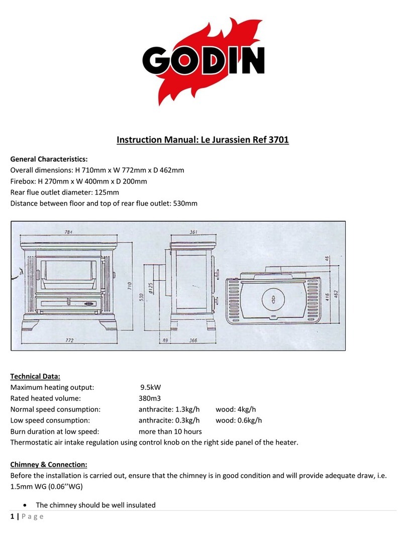 Godin Le Jurassien 3701 instruction manual