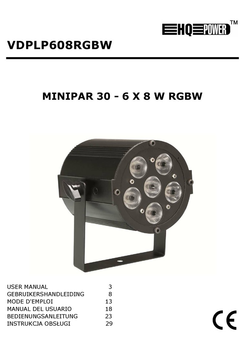 EHQ Power VDPLP608RGBW user manual