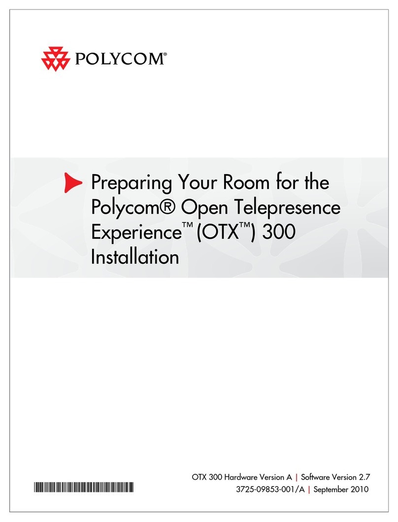 Polycom OTX 300 Instruction sheet Polycom OTX 300 Instruction sheet
