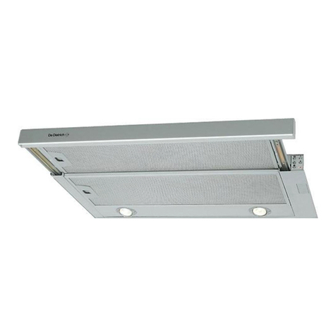 DeDietrich DHT386XP1 Directions for use and instructions for installation