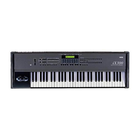Korg iX300 User manual
