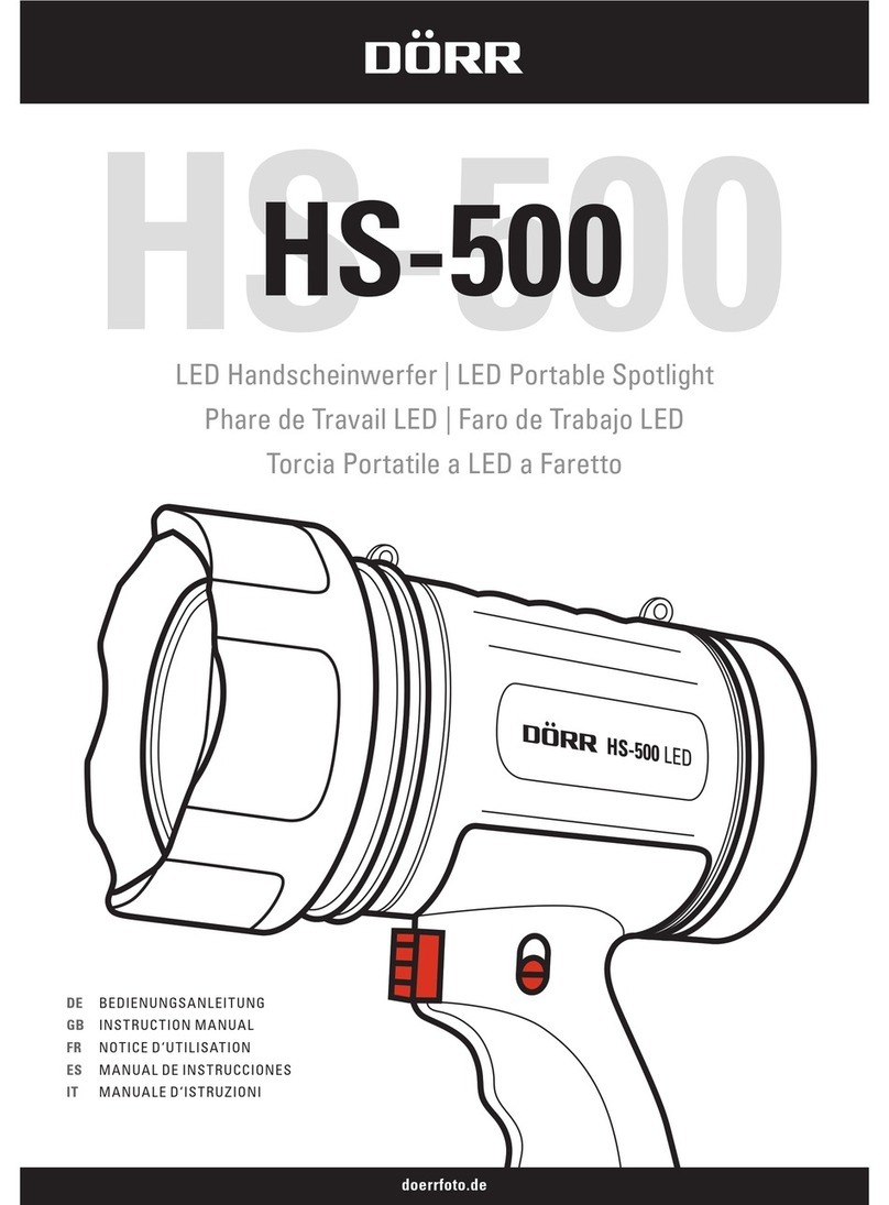 Dorr HS-500 User manual