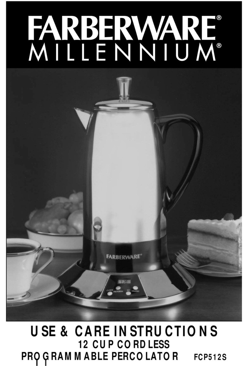 Farberware Millennium FPC512S Use & care instructions
