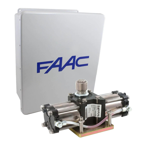 FAAC 750 Standard installation manual