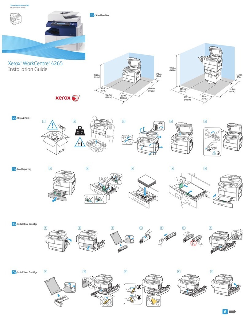 Xerox WorkCentre 4265 User manual Xerox WorkCentre 4265 User manual