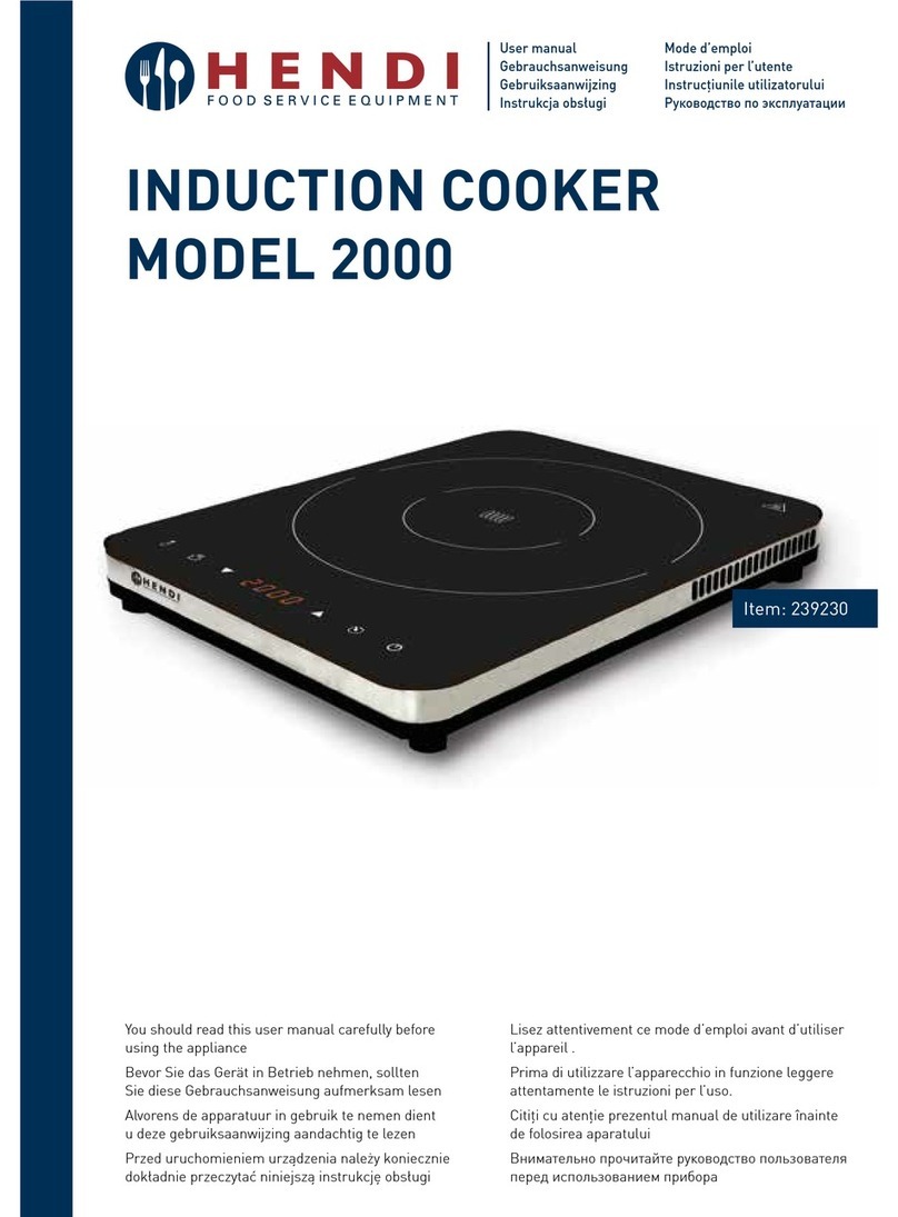 Hendi 239230 User manual