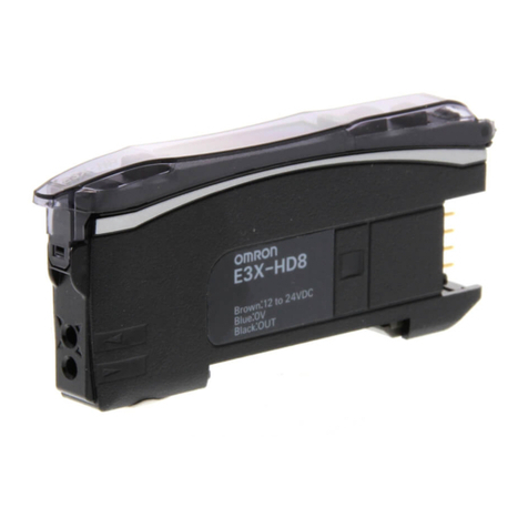 Omron E3X-HD6 instruction sheet