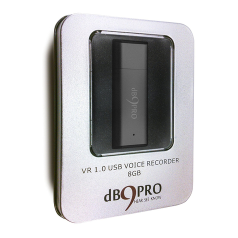 dB9PRO VR 1.0 Quick start up guide