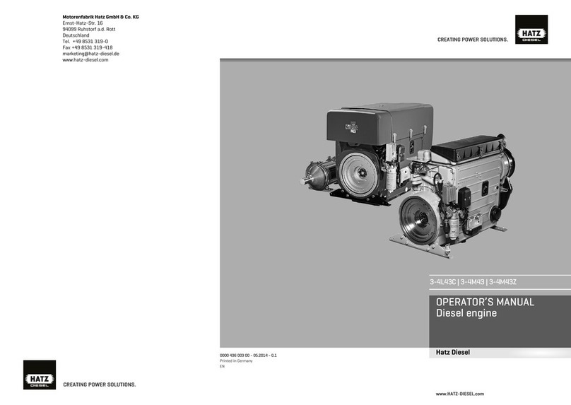 Hatz Diesel 3-4L43C Operator's manual