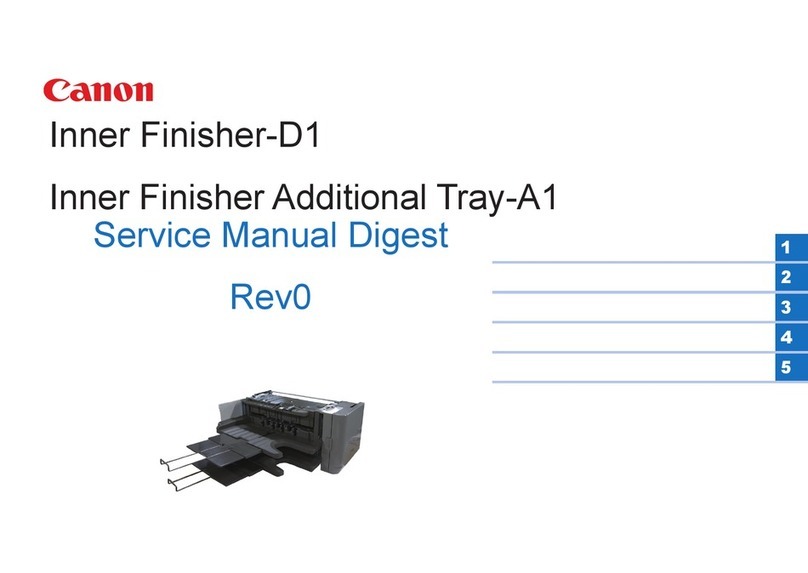 Canon Perfect Binder D1 Service manual digest