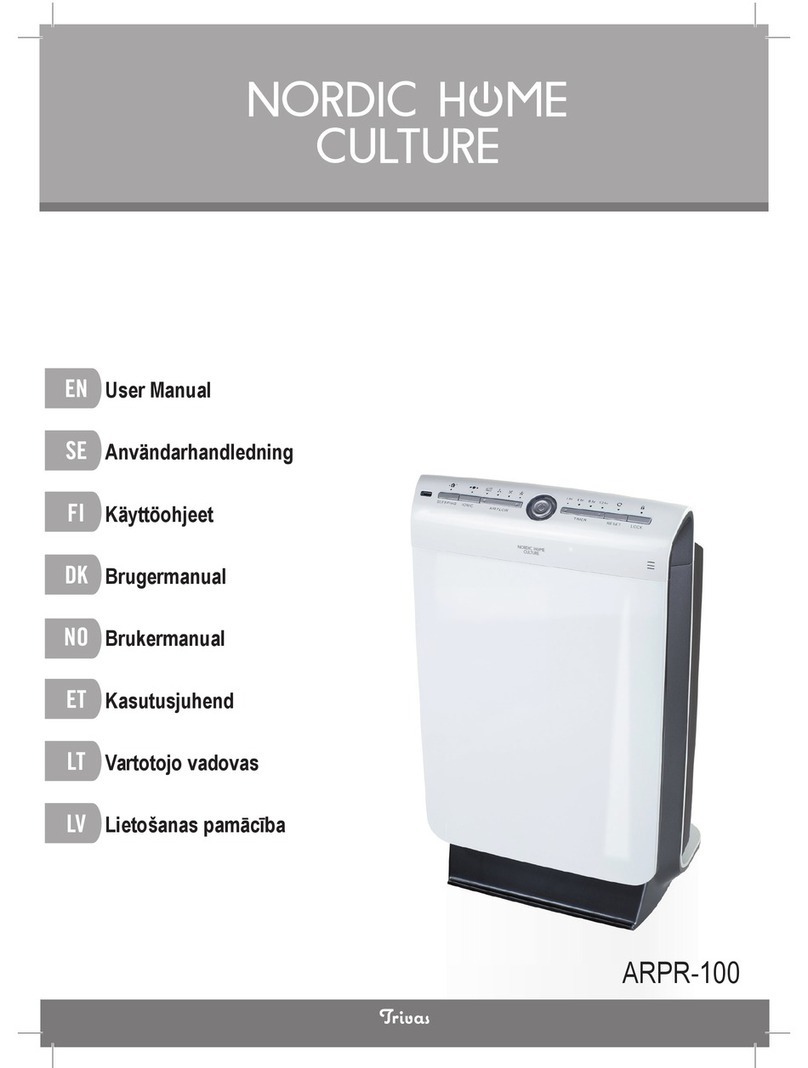 Nordic Home Culture Trivas ARPR-100 user manual