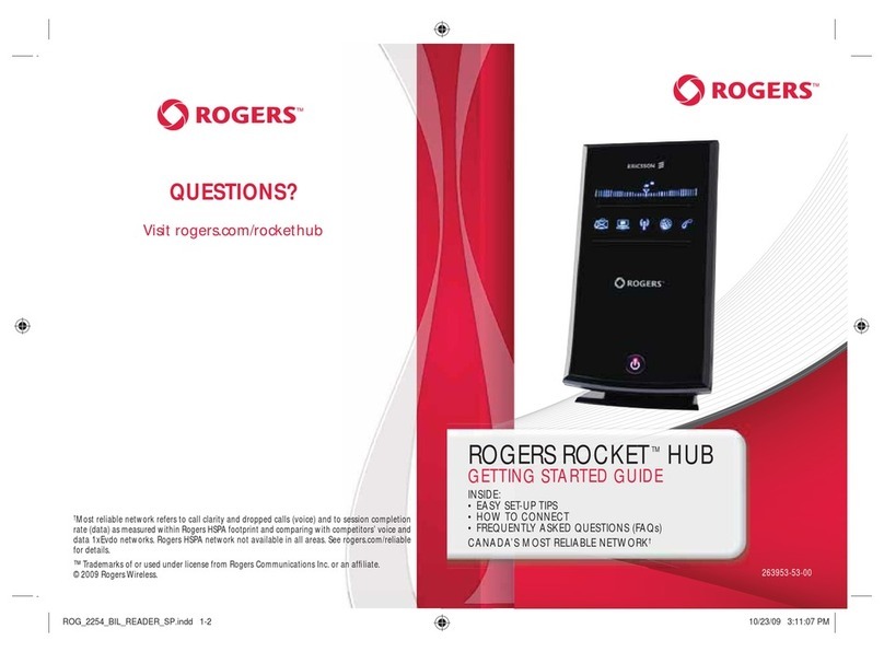 Rogers ROCKET HUB Getting started guide