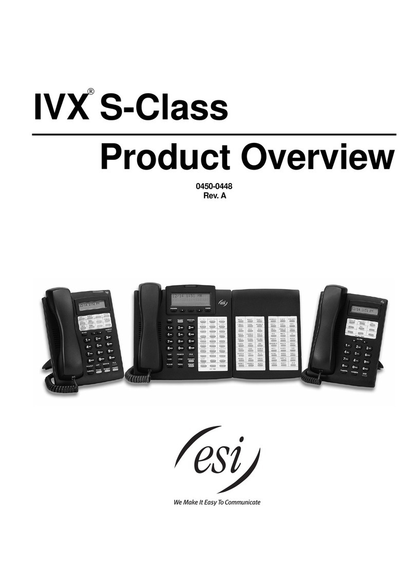 ESI IVX S-Class Operating and safety instructions ESI IVX S-Class Operating and safety instructions