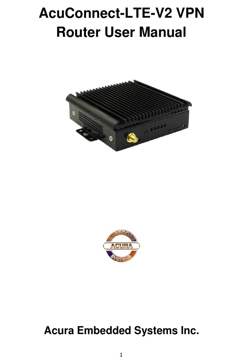 Acura Embedded Systems AcuConnect-LTE-V2 user manual Acura Embedded Systems AcuConnect-LTE-V2 user manual