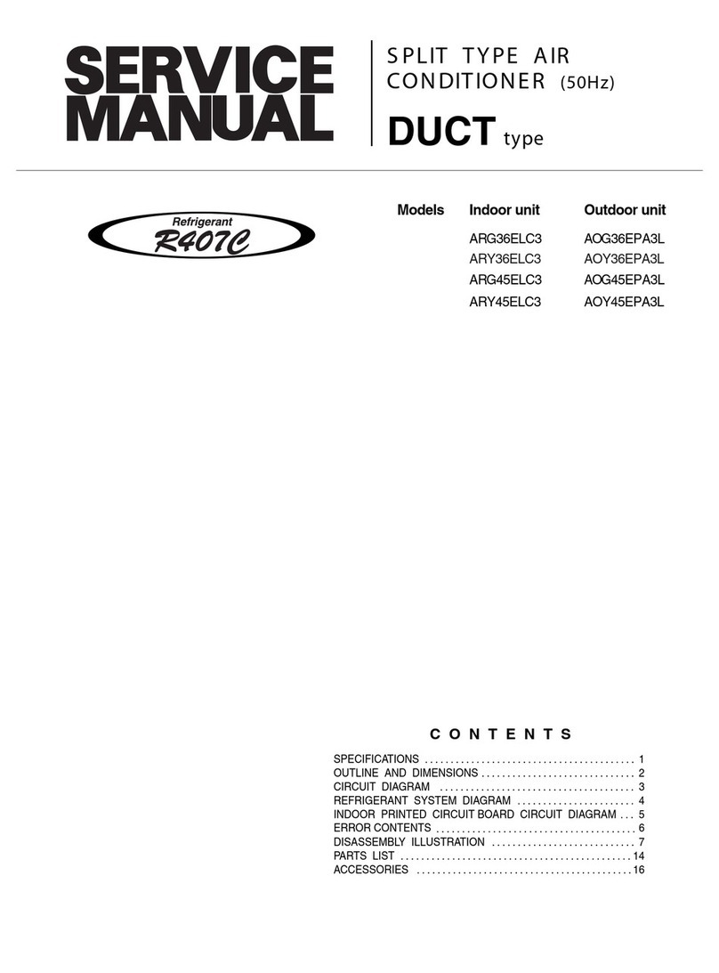 Fujitsu ARG36ELC3 User manual
