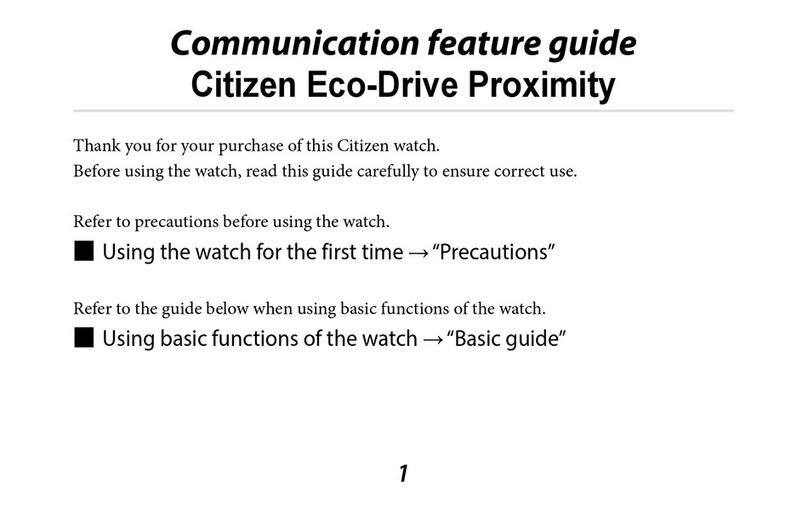 Citizen Eco-Drive Proximity Features guide