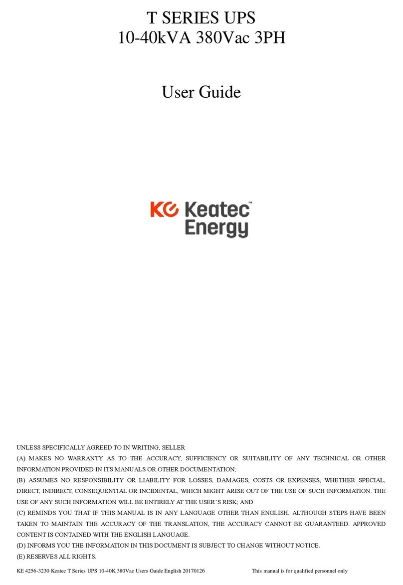 Keatec Energy T 3310E User manual