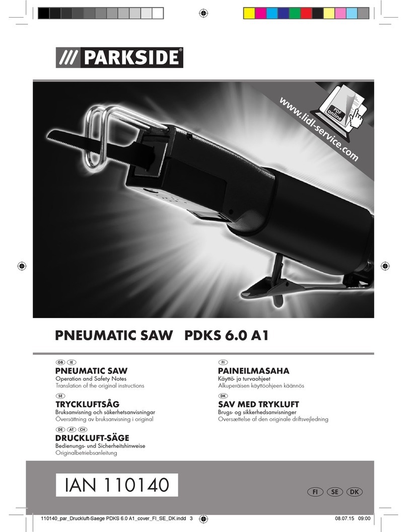 Parkside PDKS 6.0 A1 User manual