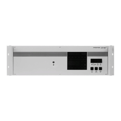Pfeiffer Vacuum TCP 600 operating instructions