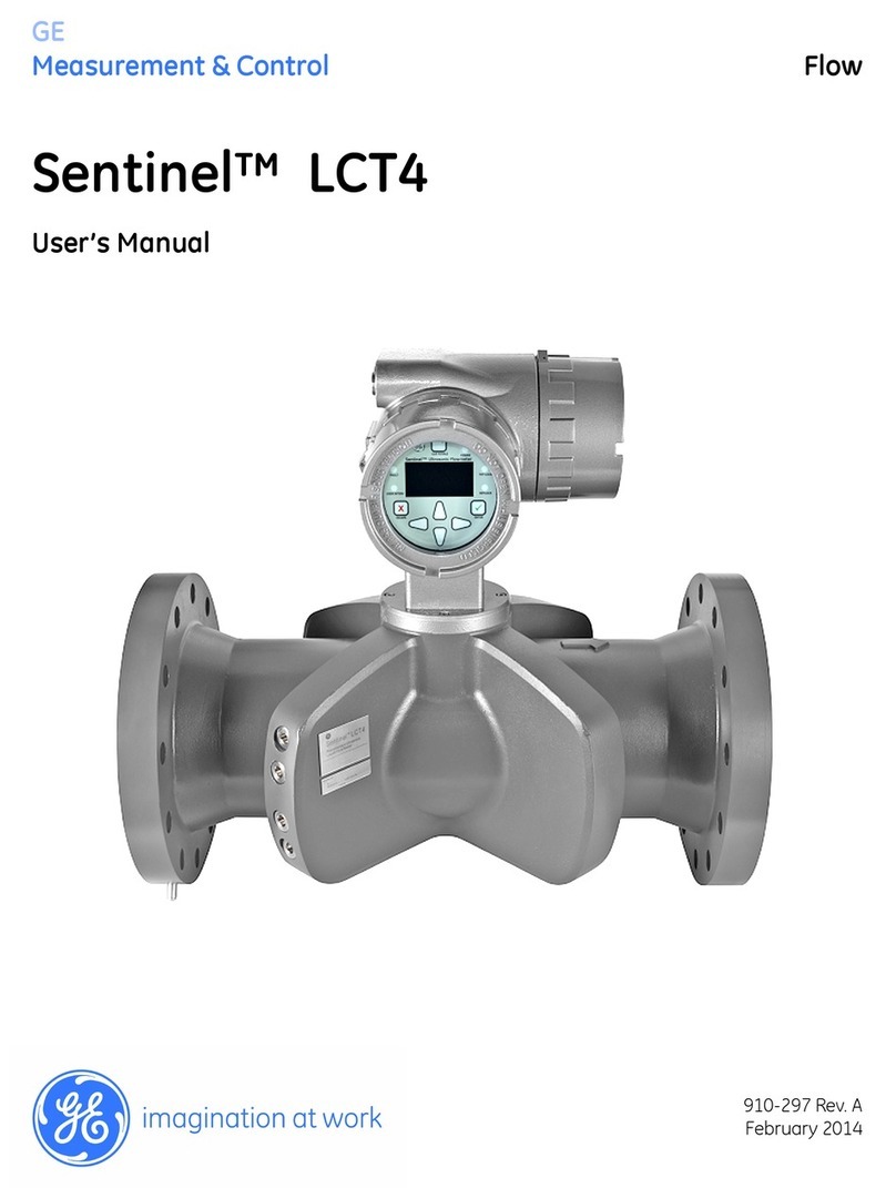 GE Measurement Sentinel LCT4 user manual