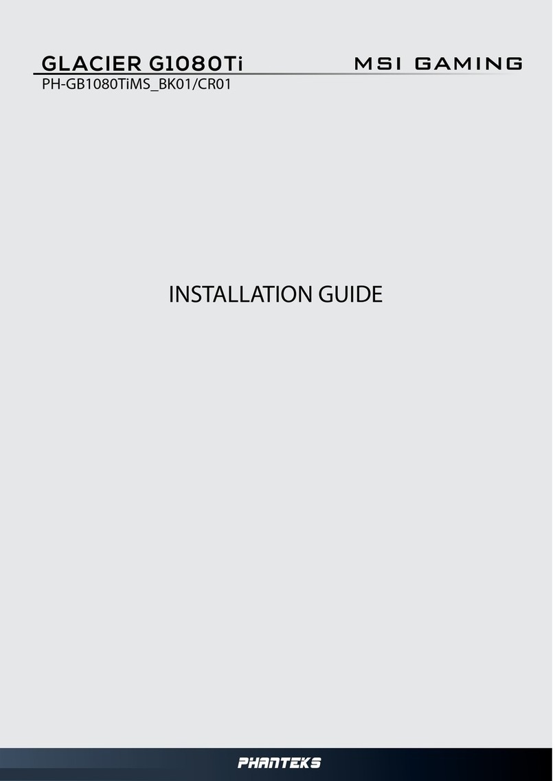 Phanteks GLACIER G1080Ti User manual