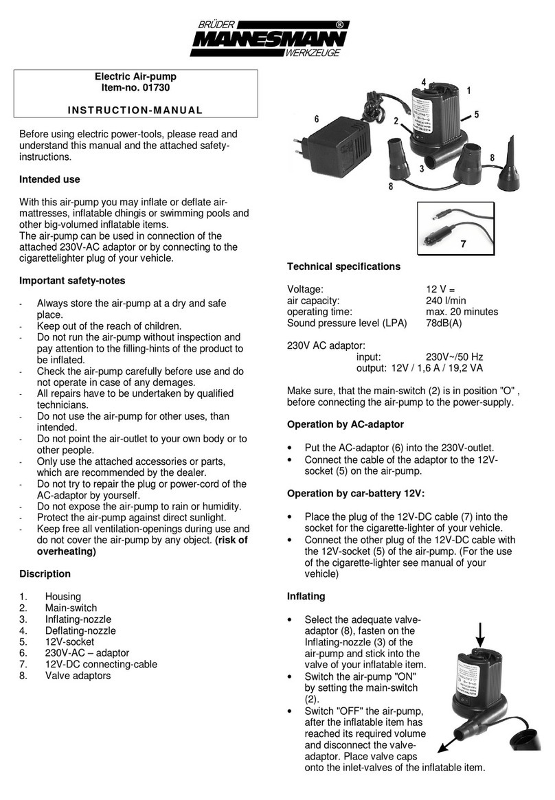 Mannesmann 01730 instruction manual