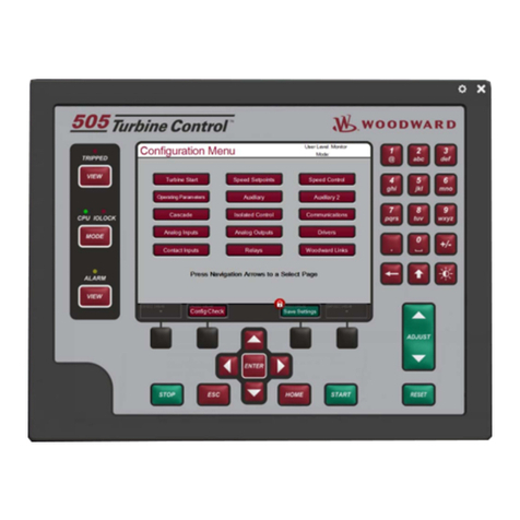 Woodward 505 User manual