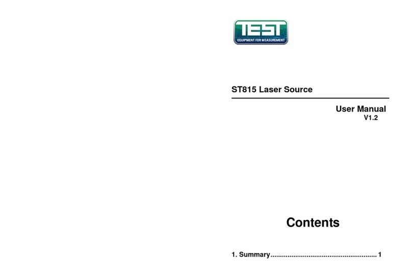TeST ST815 user manual