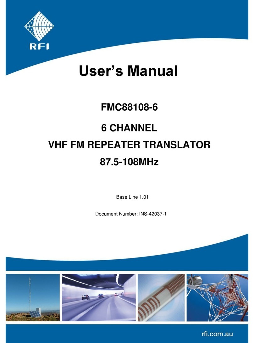RFI FMC88108-6 user manual