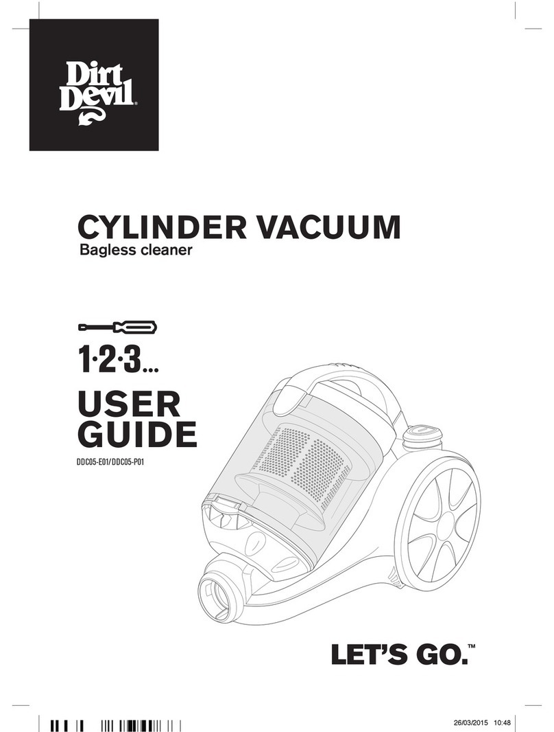 Dirt Devil DDC05-E01 user guide