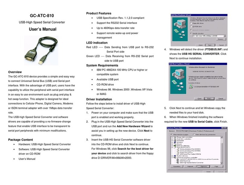 GridConnect GC-ATC-810 user manual
