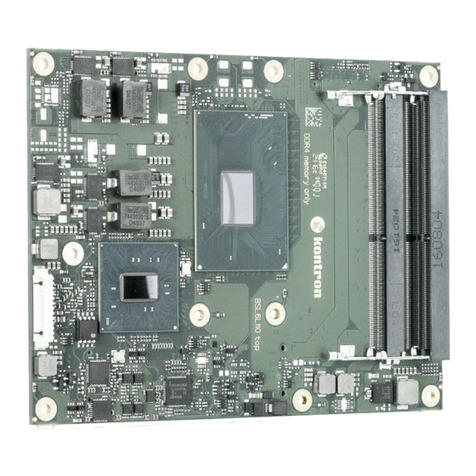 Kontron COMe-bKL6 User manual